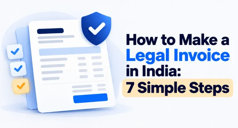 How to Make a Legal Invoice in India: 7 Simple Steps